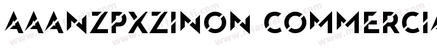 AaANZPXZINon CommercialUse字体转换